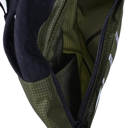 AONIJIE Quick Grip Handheld Water Bottle for Running, Hand Strap Hydration Pack with 500ml Handheld Soft Flask Water Bottle (Olive Green)