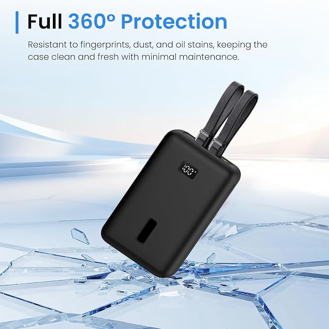 for Anker Zolo Power Bank 2025 Case,Silicone Protective Cover for Anker (20,000mAh 45W/30W) A1689/A1681,Shockproof Bumper with Charge-Through Design,Portable Travel Case,Black