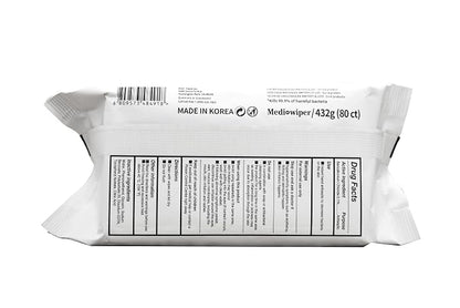 MEDIWIPER 80ct Alcohol-Free Hand Sanitizing Wipes Unscnted Wet Wipe, Hand Sanitizer (320 Wipes (80 * 4))