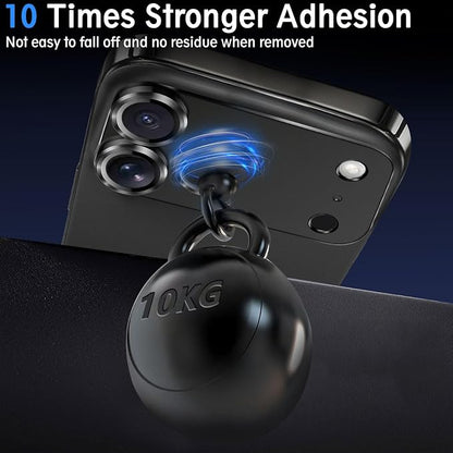 SiHPuoy 2 Pack Camera Lens Protector for iPhone 17 Pro Accessories, Metal Aluminum Alloy Tempered Glass Camera Protector, [Military Grade Shatterproof] [Case Friendly]-Black
