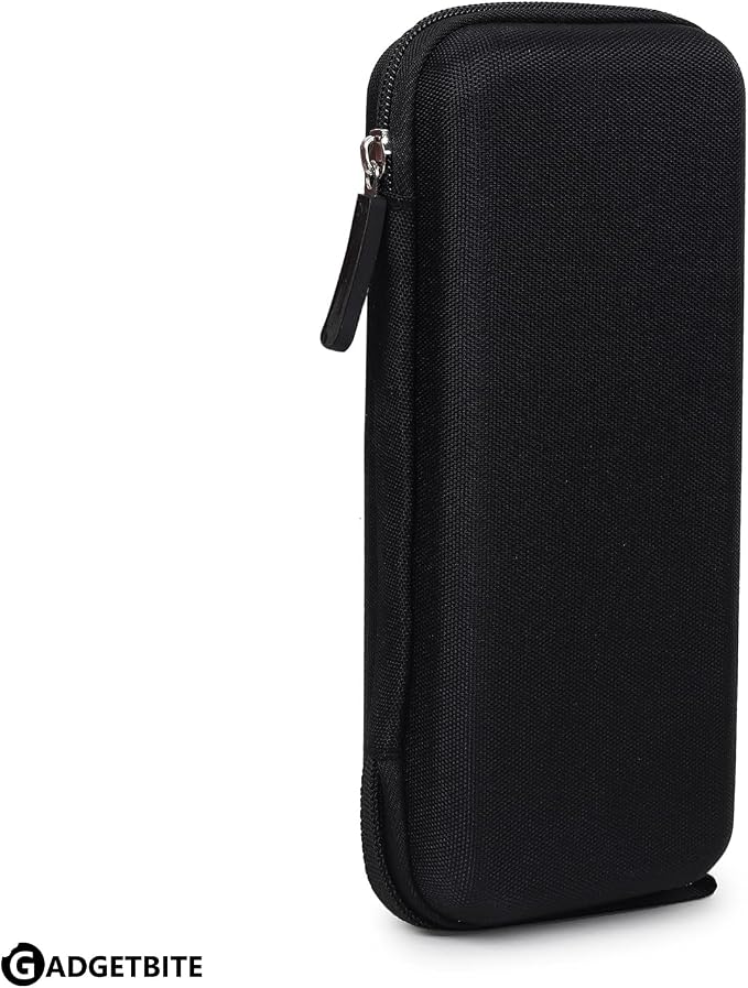 Portable Electronic Accessories Organizer - Travel-Friendly Pouch For Vlogging Camera, Usb Cables, Power Banks, Adapters, Hard Disks, And More (Black)