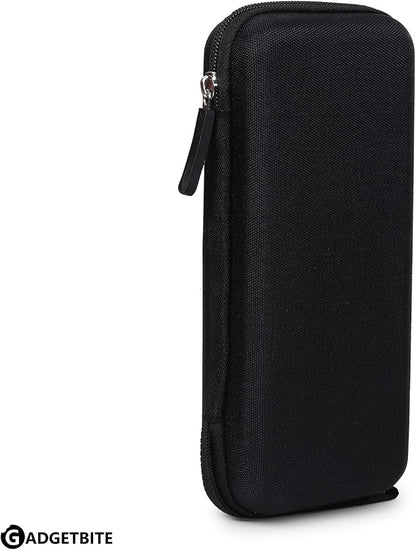 Portable Electronic Accessories Organizer - Travel-Friendly Pouch For Vlogging Camera, Usb Cables, Power Banks, Adapters, Hard Disks, And More (Black)