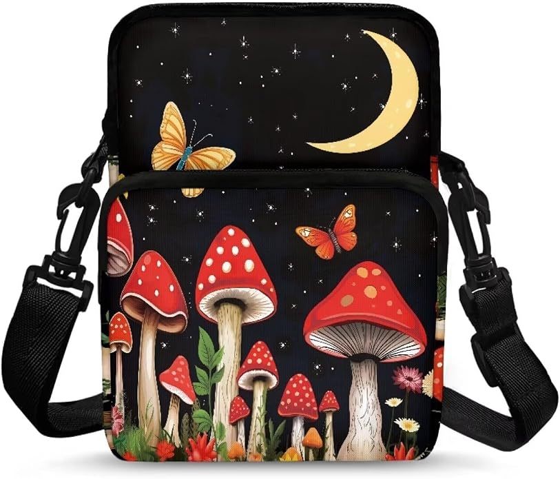 Men's Crossbody Bag, Small Cell Phone Wallet, Women's Shoulder Handbag, Travel Gym Bag