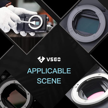 VSGO VS-S02-E APS-C Digital Camera Sensor Cleaning Kit Clean Swab × 10 with Sensor Cleaner Solution for Nikon Canon DSLR Cleaning