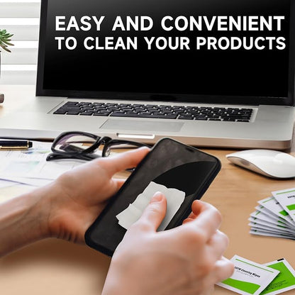EOTW Computer Screen Wipes Individually Wrapped Pre-moistened Electronic Monitor Cleaner Cleaning for iPhone iPad Tablet PC Keyboard Laptop, Pack of 120