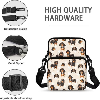 Men's Crossbody Bag, Small Cell Phone Wallet, Women's Shoulder Handbag, Travel Gym Bag