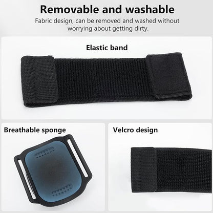 VRIG 360 Rotatable Magnetic Wristband Phone Holder, Wristband Cell Phone Holder, Magnetic Phone Holder, Compatible with magsafe iPhone 16 15 14 13 12 Pro Max Plus Mini