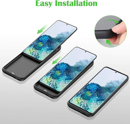 Feob Battery Case for Galaxy S20[6.2 inch], 7500mAh Rechargeable Portable Charger Case Extended Battery Pack for Samsung Galaxy S20 (Not for S20 Plus,S20+,S20 Utral,S20FE)