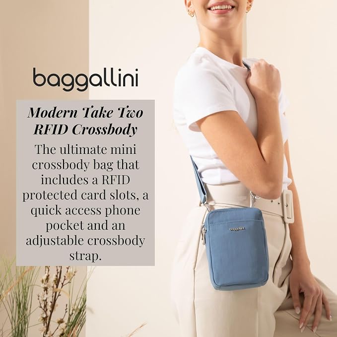 Baggallini Women's Modern Take Two Rfid Crossbody