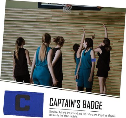 BESPORTBLE Arm Band for Adults Boys and Girls Captain's Label 3pcs Sports Match Armbands