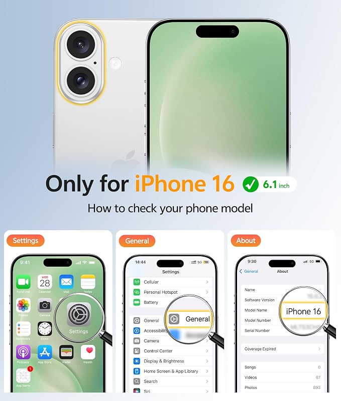 FNTCASE for iPhone 16 Case: [Compatible with Magsafe] Translucent Matte Cases with [Full Camera Protection] [Screen Protector] Military Grade Shockproof Protective Phone Cover - Light Moss