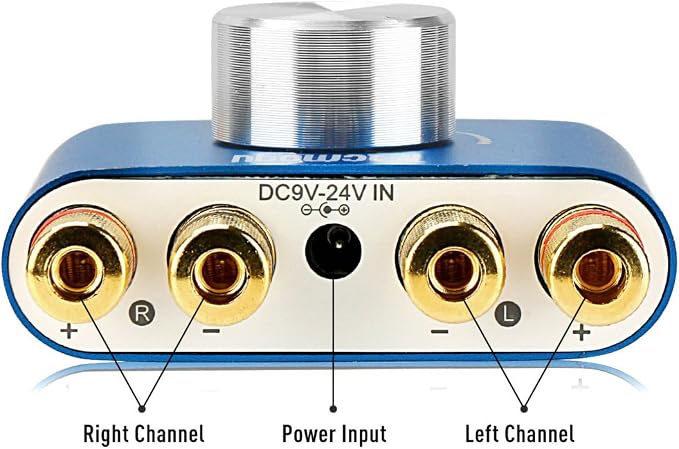 Facmogu F900S 160W Mini Bluetooth 5.0 Power Amplifier, 2 Channel 80Wx2 Stereo Hi-Fi Digital Amp, Portable Wireless Audio Receiver Sound Speaker Amplifer, AUX/USB/Bluetooth Input & 12V Power Supply