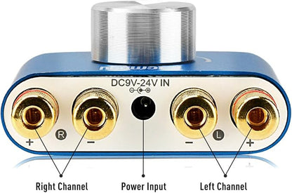 Facmogu F900S 160W Mini Bluetooth 5.0 Power Amplifier, 2 Channel 80Wx2 Stereo Hi-Fi Digital Amp, Portable Wireless Audio Receiver Sound Speaker Amplifer, AUX/USB/Bluetooth Input & 12V Power Supply