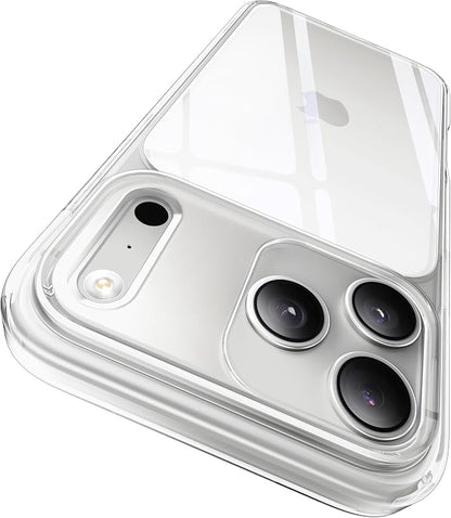 CASEKOO for iPhone 17 Pro Case Smooth Crystal Clear, Patented Anti-Yellow & Virgin TPU, 15FT Military Protection, Slim Transparent Women Men Funda para for iPhone 17 Pro Phone Case 6.3", Clear