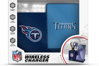 SOAR NFL Unisex Wireless Charging Stand and Desktop Organizer