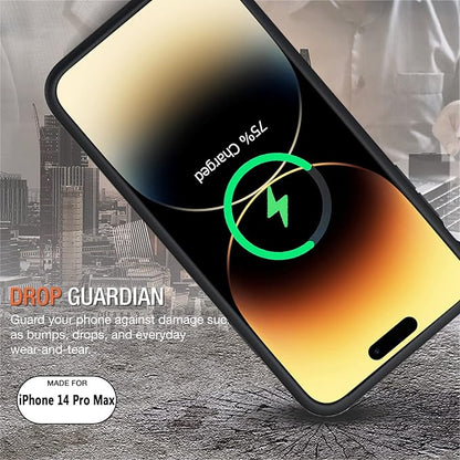 Battery Case for iPhone 14 Pro Max,Upgraded 12000mAh Rechargeable Portable Charging Case with Wireless Charging Compatible for iPhone 14 Pro Max (6.7inch) with Carplay Battery Pack Charger Case -Black