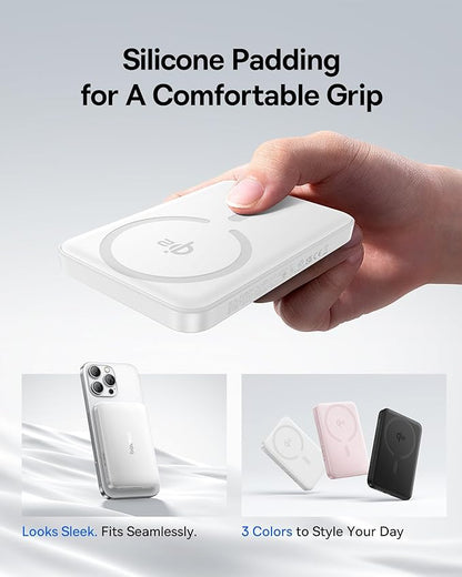 Baseus for MagSafe Portable Charger, Qi2 Certified 15W Wireless Magnetic Power Bank 10000mAh with USB-C Cable 22.5W PD Charging, Battery Pack Compatible with iPhone 17/16/15/14/13 Pro/Pro Max Series