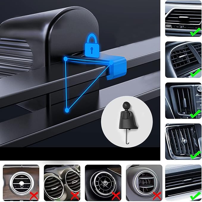 Car Phone Holder Mount Dashboard/Air Vent/Windshield for Moto Motorola G Power 2022 2021 /G Pure/G 5G/Edge 2021/One 5G Ace/G7 Z4 Z3/E 2020 E6,LG Velvet Wing,K92 K51 Q70,Stylo 6 5,V60 G8 G8X V40 Thinq