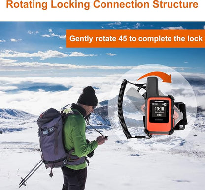 iGuerburn Backpack Tether for Garmin inReach MINI/inReach MINI 2 Handheld GPS - Garmin Backpack Mount Not for Other Models