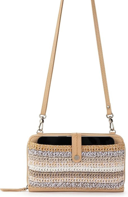 The Sak Iris Smartphone Crossbody Purse - Small Women's Cellphone Bag & Wallet For Everyday- Convertible Wristlet With Zipper
