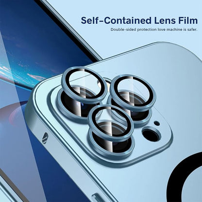 Magnetic Charging Aluminium Metal Bumper Matte Case Cover for iPhone, Alloy Magnetic Slim Case Camera Lens Protect for iPhone 16 Pro Max 15 14 13 12 (Textured Black, for iPhone 16)