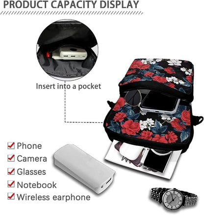 Men's Crossbody Bag, Small Cell Phone Wallet, Women's Shoulder Handbag, Travel Gym Bag