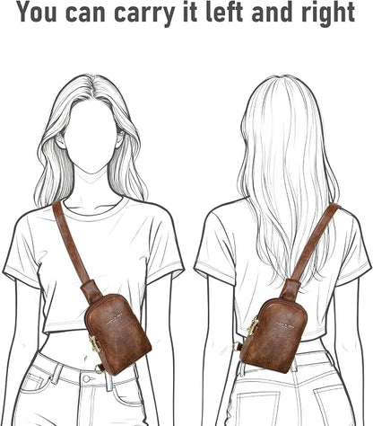 INICAT Small Sling Bag for Women Everyday & Travel Crossbody Bags Lightweight Cross Body Purses Vegan Leather