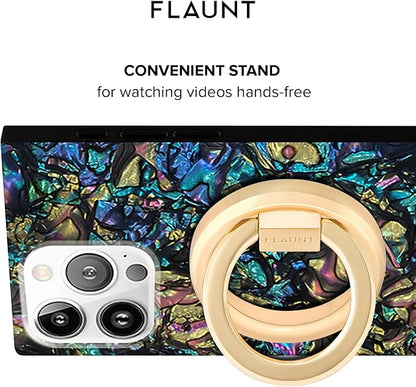 Flaunt MagSafe Phone Ring Holder & Stand - Removable MagSafe Phone Holder for Hand - Durable & Lightweight - Stylish Magnetic Grip Ring for iPhone 17 Pro Max/16 Pro Max/15/14/13/Pixel 10 (Gold)