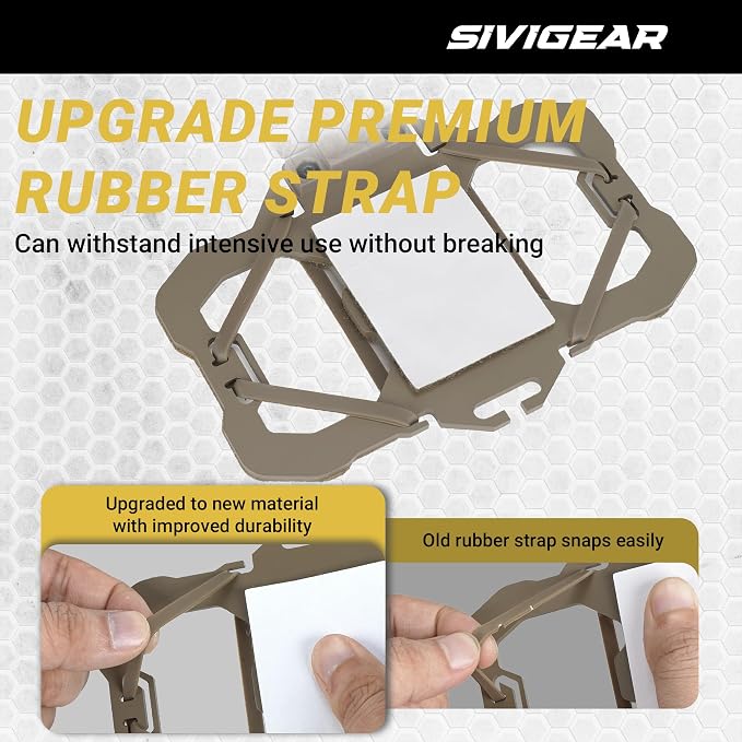 Tactical Phone Holder,Plate Carrier Phone Mount Not Block the Phone Camera Molle Phone Holder for Hunting,Duty,Hiking