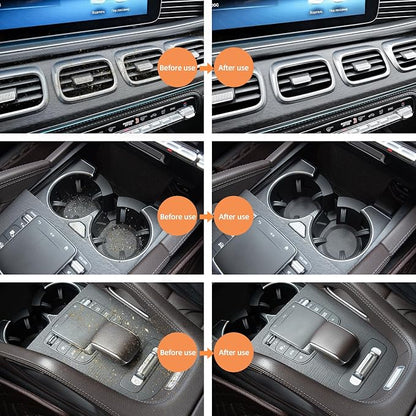 ASFSKY Car Cleaning Gel, Cleaning Putty for Car Detailing Car Slime for Cleaning Dust from Air Vents, Dashboard, Cup Holder with Cleaner Gel Dust Cleaning Gel