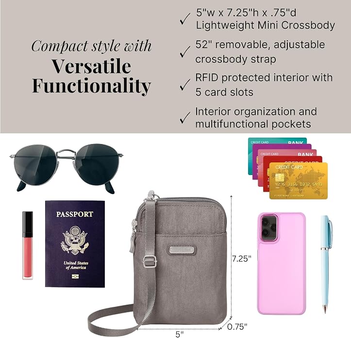 Baggallini The New Classic Collection Take Two RFID Bryant Crossbody