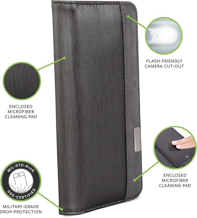 Moshi Overture Wallet Case for iPhone 6/6s - Black