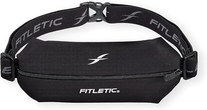 Fitletic Active Lifestyle Fanny Pack & Mini Sports Running Belt For Men & Women – Lightweight, Low Profile- Ultra-Soft Expandable Lycra Pouch - Fits All Phones – Inner Pocket