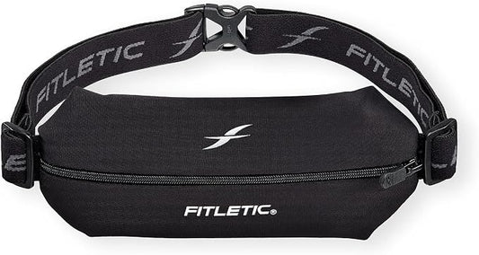 Fitletic Active Lifestyle Fanny Pack & Mini Sports Running Belt For Men & Women – Lightweight, Low Profile- Ultra-Soft Expandable Lycra Pouch - Fits All Phones – Inner Pocket
