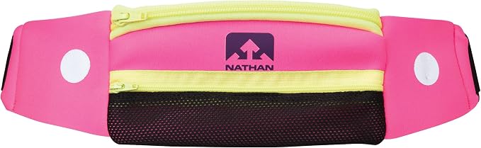 Nathan 5K Runner's Waist Pack, Nathan Running Belt Essentials for Women and Men | Smartphone Storage | Adjustable | Reflective