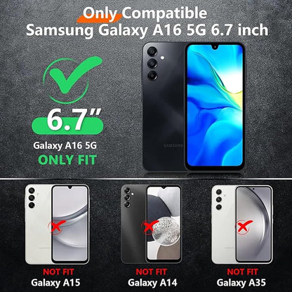 Battery Case for Galaxy A16/A17, 10000mAh High Capacity Portable Charger Case, Rechargeable Smart Battery Pack Compatible with Galaxy A16 A17 6.7 inch Charging, Support Wireless & Carplay - Black