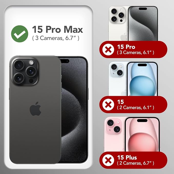 GONEZ for iPhone 15 Pro Max Case Silicone, Compatible with Magsafe, Camera Protector + Screen Protector, Soft Anti-Scratch Microfiber Lining, Liquid Silicone Shockproof Phone Cover, Stone