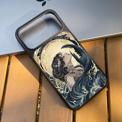 Constellation Series - Cancer Designs Magnetic for iPhone 17 pro max Case, Tarot Style Model Glass Phone Cover, Compatible with Magsafe - fits iPhone 17 pro max Case for Women