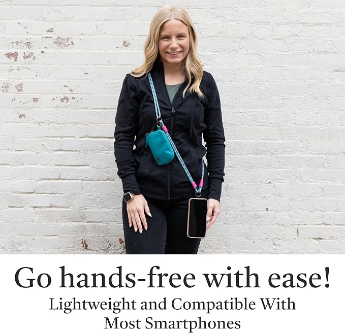 Save the Girls Active Rope Clip and Go Phone Strap – Cell Phone Lanyard for Life on the Move