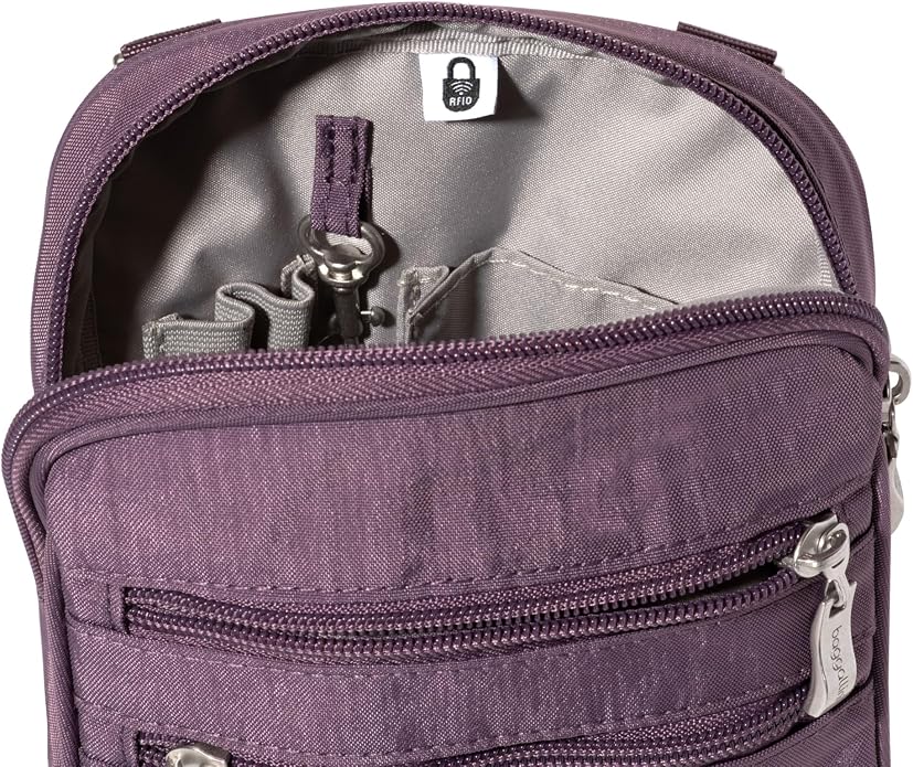 Baggallini Journey Crossbody Bags for Women 9x6 Small Lightweight Travel Handbag W/RFID