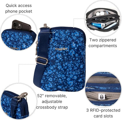 Baggallini Women's Modern Take Two Rfid Crossbody