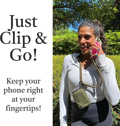 Save the Girls Active Rope Clip and Go Phone Strap – Cell Phone Lanyard for Life on the Move