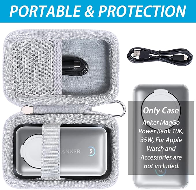 khanka for Anker Prime 26K, 300W + Anker MagGo 10000mAh Power Bank Case