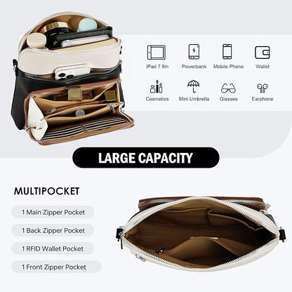 Crossbody Purses for Women Small Crossbody Bags for Women with Built in RFID Wallet