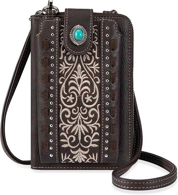 Montana West Small Crossbody Bags for Women Western Handbag with Cash Slots