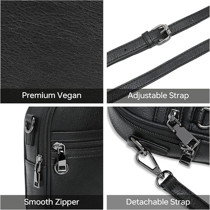 GEMIU Small Crossbody Bags for Women Trendy, Vegan Leather Cross Body Purse, Shoulder Cell Phone Purse with Built in Wallet