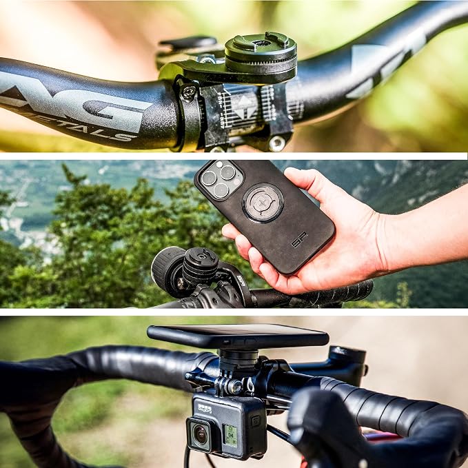 SP CONNECT Mountain Bike Bundle | SPC+ | Compatible with iPhone 12 Pro/12 | Mountain Bike Phone Holder | Bike Phone Mount | Bicycle Accessories and Bike Phone Holder | Cell Phone Holder