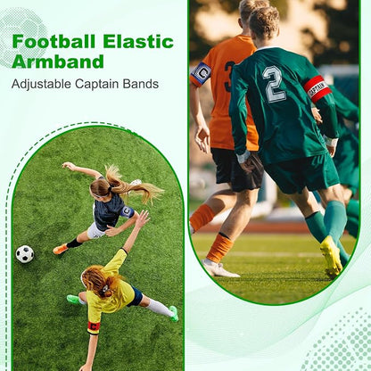 PATIKIL Captain's Armband Letter C Elastic Arm Band for Team Training