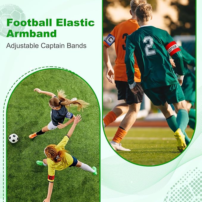 PATIKIL Captain's Armband, Elastic Arm Band for Soccer Training