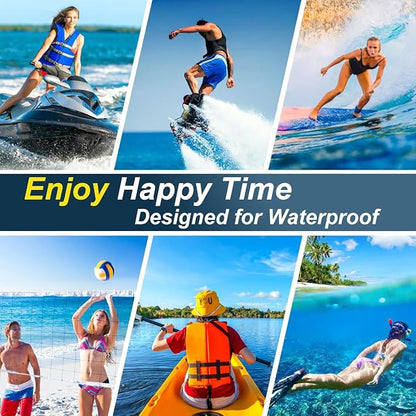 Large Waterproof Phone Pouch Floating, Waterproof Phone Case for iPhone 15 14 Pro Max 13 12 Plus 11 XS XR X Samsung up to 8.5'', IPX8 Water Proof Cell Phone Dry Bag for Beach Swimming Kayaking